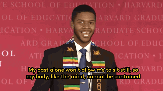 nightxvision:  refinery29:  Watch: This Harvard student just gave one of the greatest