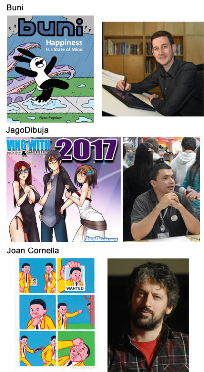 catchymemes:  Faces behind the comics  adult photos