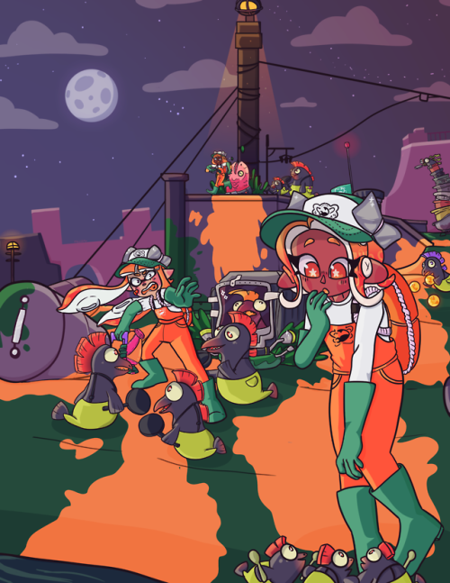 I’m a little late but here’s my piece for the @salmonrunzine!! I had so much fun wi