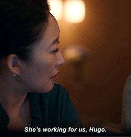 youlooklikearealbabetoday:Eve + defending / worrying about VillanelleKilling Eve – 2x07