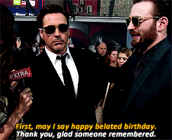 romanoff:  Robert Downey Jr. Calls Out Chris Evans for Forgetting His Birthday 