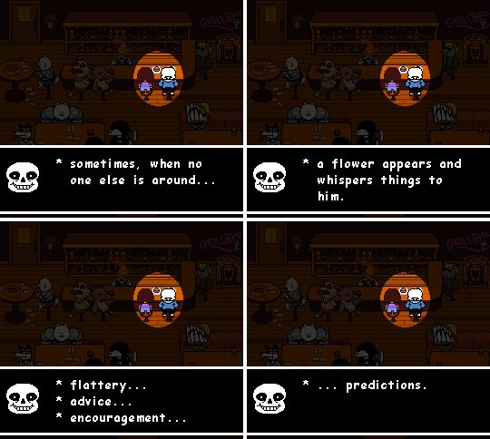 Undertale - Flowey Talks About Sans & Papyrus (BIG SPOILERS) 