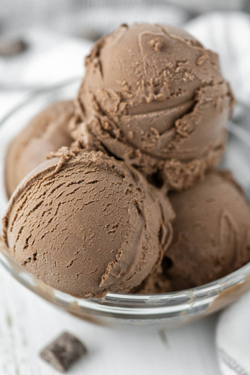 fullcravings:  Dark Chocolate Gelato