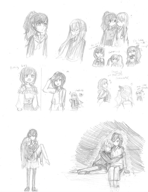 Traditional Kanamafu Doodles From Yesterday- I Only Watched The Main N25 Story And The Most Recent Event