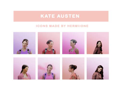 hermiione:25+ icons of kate austen (requested by @katenotausten) please like/reblog if saved and/or 