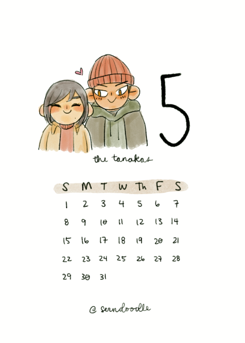 hq!! 2022 calendar: timeskip edition // some of my favourites!