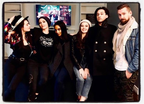 dailycwsupergirl:chy_leigh:Name our band… #katiemcgrath @azietesfai @nicoleamaines @jesse_rath @itca