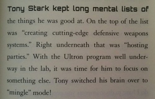 alwaysalreadyangry:ok, so here is an excerpt from the novelisation of avengers: age of ultron. a rea