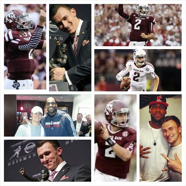 luftin-urban-style-tast:  SPORTS NEWS: LeBron James Welcomes Johnny Football To The