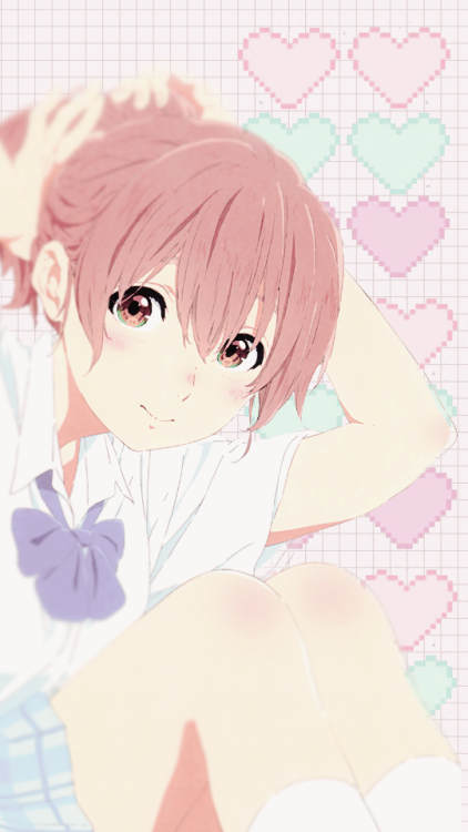 haiyse - koe no katachi x phone wallpapers [click for hq!]