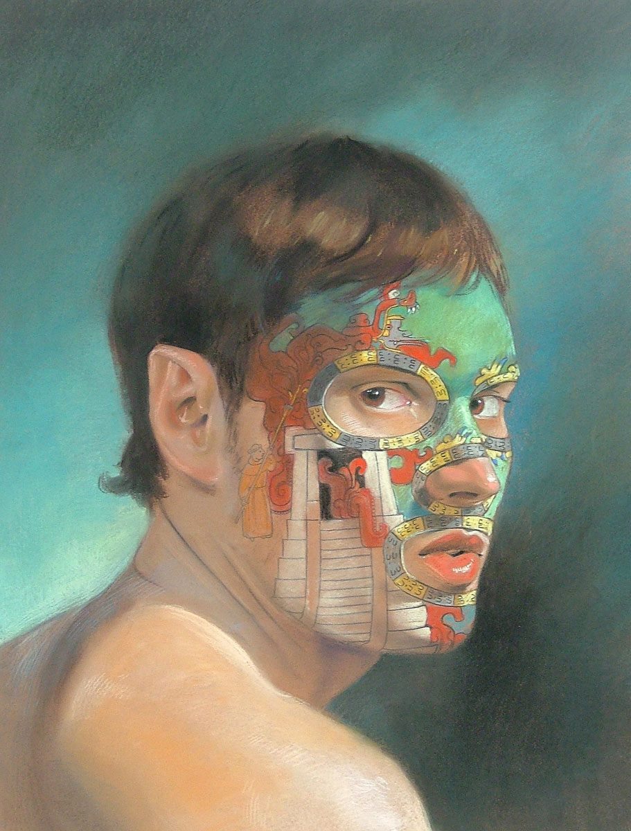marcusblack1844:  David Gromard Romero, “Portrait of Jason as Quemadura&quot;,