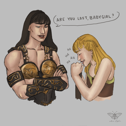 I watched Xena as a child and to be honest, I no longer remember what her personalities and Gabriell