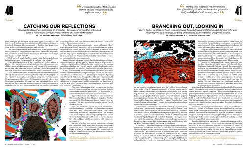     New Editorial work for Four Seasons Magazine:STORY 1: CATCHING OUR REFLECTIONS: Mirrors show us 