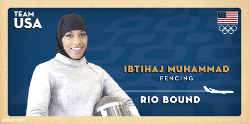 thingstolovefor: Fencer Ibtihaj Muhammad Qualifies For Olympics, Will Become First U.S. Athlete To C