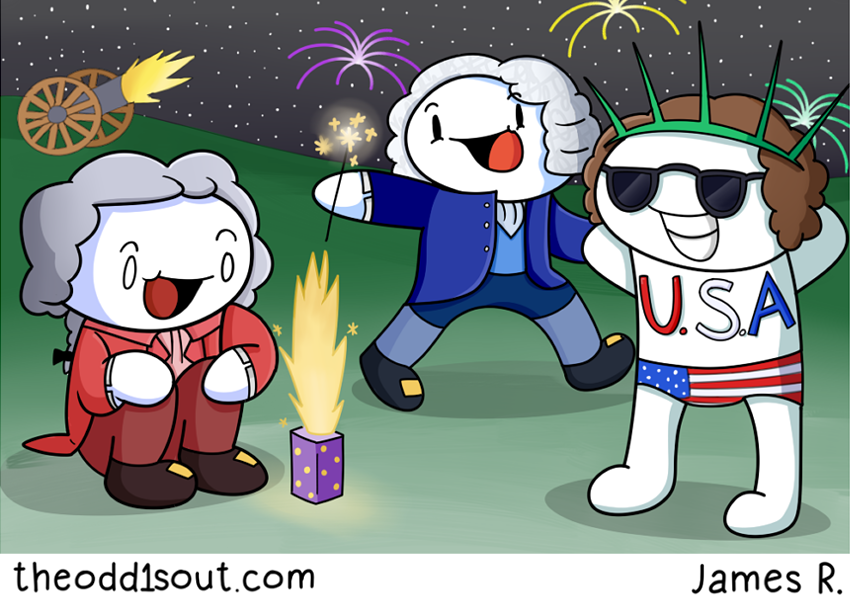 theodd1sout:  Happy Fourth of July!  Patreon Image Facebook  Twitter 