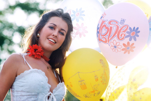 Playboy&rsquo;s Miss June 1978, Gail Stanton, spends a day out at an amusement park with company