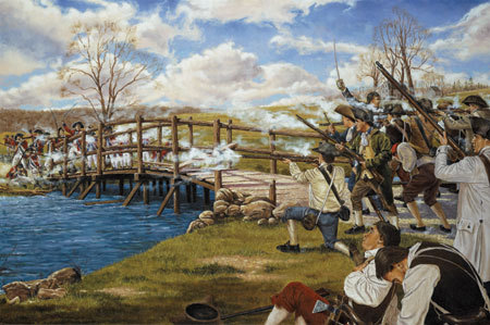 Today in History, April 19th, 1775.The American Revolution begins with the Battles of Lexington and 