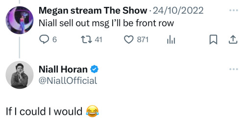 Niall Surprising A Fan With Front Row Tickets Today + Their Twitter Interaction From 2022