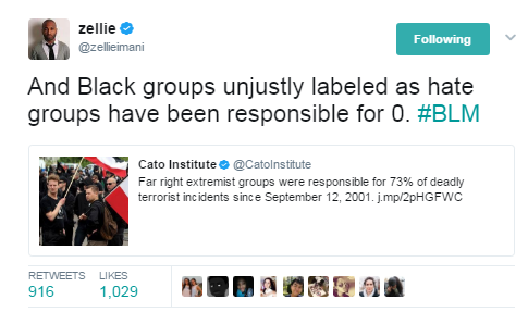 lazershowlights: black-to-the-bones:But there’s no racism, right? Uhhhh BLM did kill officers… They 