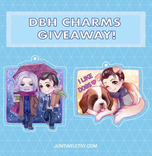 I am having a DBH charm giveaway! This is my first giveaway too ^-^ Im so excited!I will be choosing