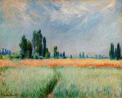 lonequixote: Claude Monet The Wheat Field  (via @lonequixote​) 