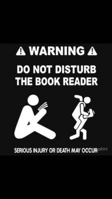 brattynympho:  ebrionkeats:  @brattynympho  Don’t disturb me when my book is open.