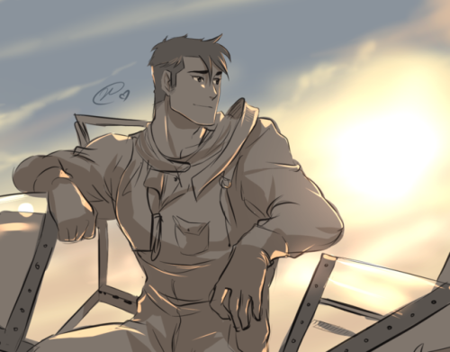 studiomugen:Fighter Pilot Shiro from before his life takes a sour turn. Look at how handsome and car