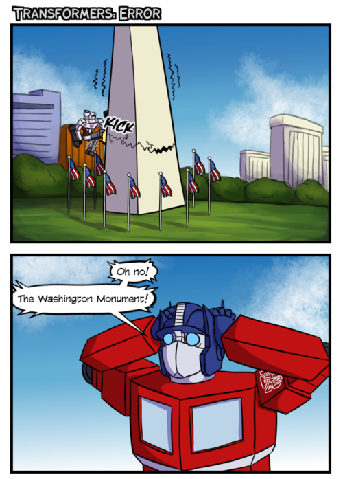 ltmte: misterrockett: edude-makes-comics: G1 Transformers becomes a lot more unsettling to watch whe