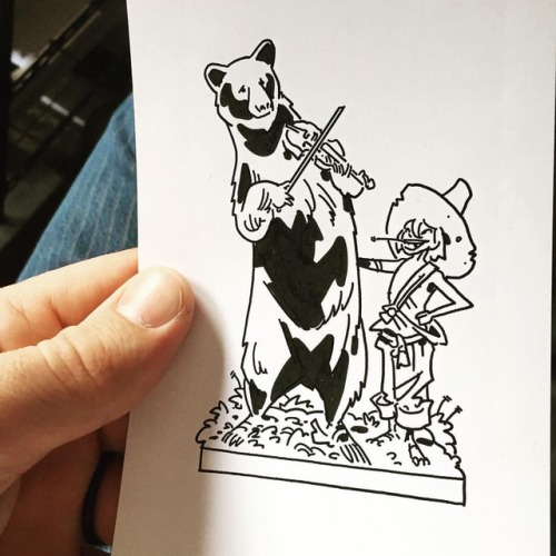 Inks for one of this month’s set of American Folk Heroes