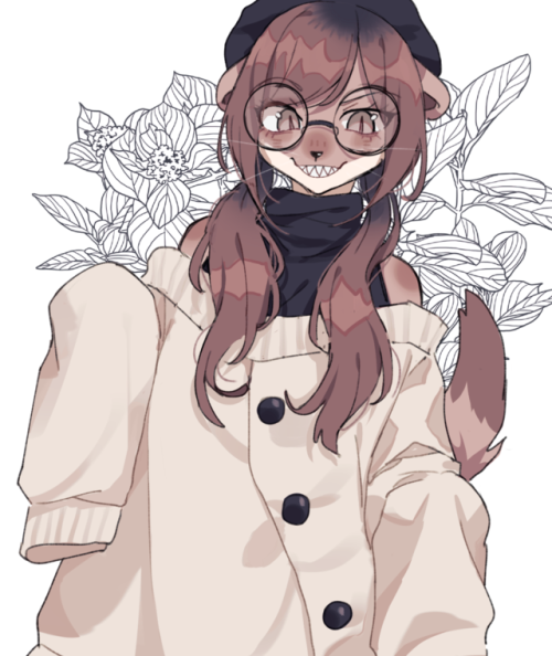 kaziearts: Weasel-ing her way in for sweater season!