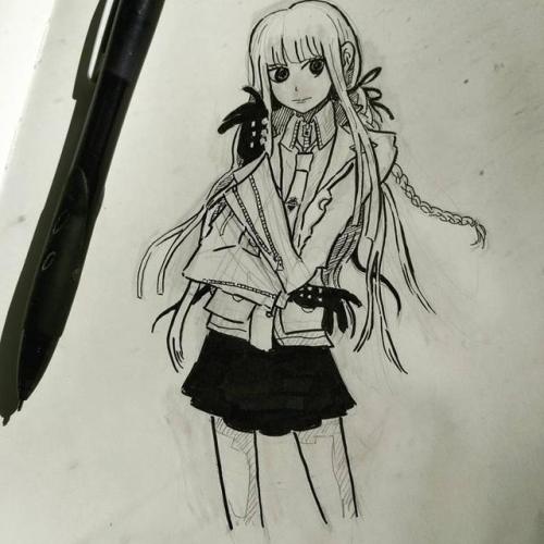 inktober #8 | super high school level detective kyouko kirigiri | ref