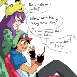 askthefabulousharley:  Ash getting flustered