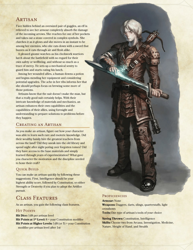 d&d artisan tools