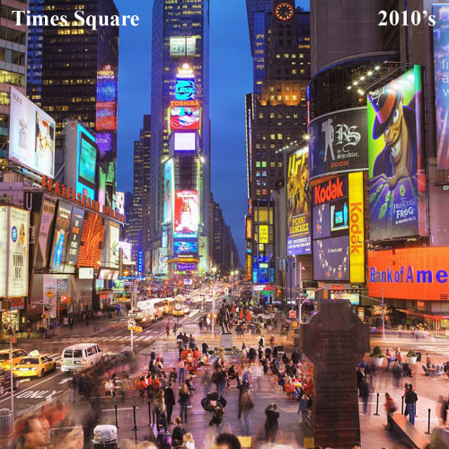 Times Square through the years