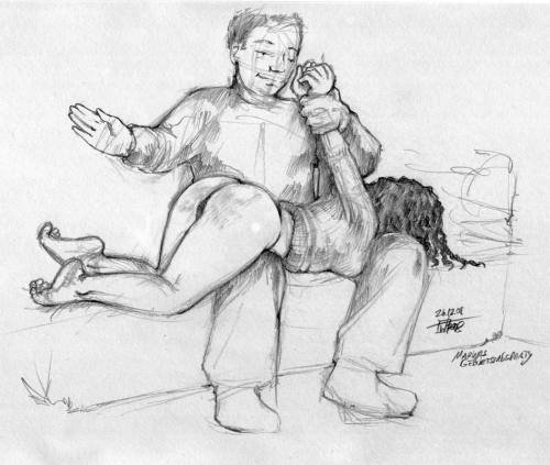 spankasticart:  Party spanking by ~veterinarian