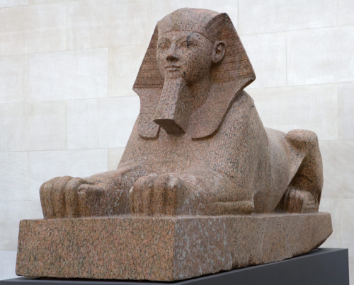 kayleekarusarsa: awesomepharoah: Sphinx of Hatshepsut,  ca. 1479–1458 B.C.E, 18th Dynasty