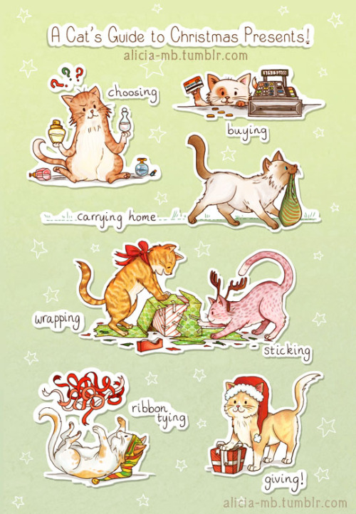 For those who asked if I had any non-geeky christmas cards&hellip;well&hellip;cats are a bit