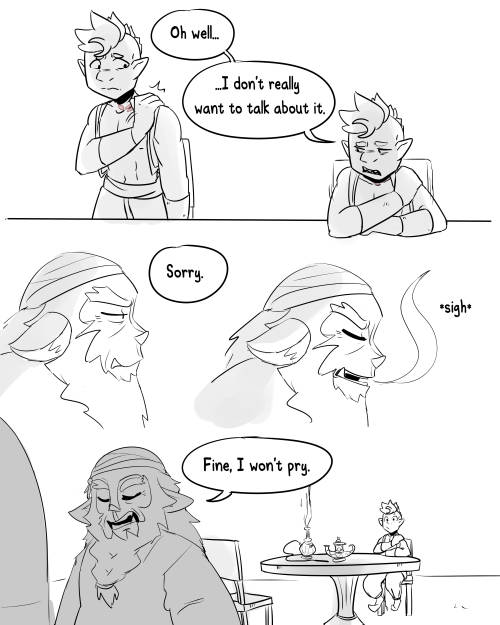 MORE ROOSTER BACKSTORY! Time For Some Scarf Origin Story >:3c