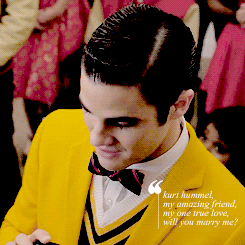alecsmagnus:Klaine Week 2014 | day 2: Moment That Made Me Smile and Cry During Season 5.