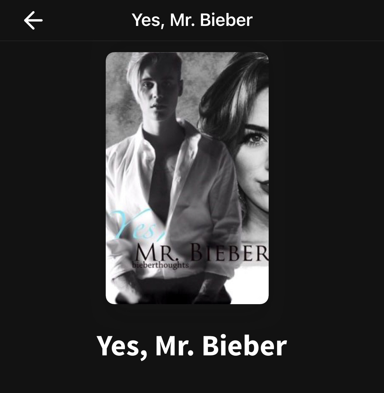 Justin bieber smut