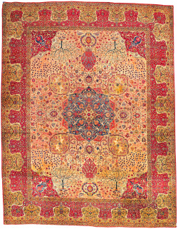 ufansius:Indo-Tabriz carpet, circa 1920.