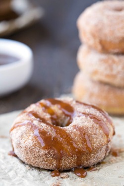 food–archives:  baked churro donuts