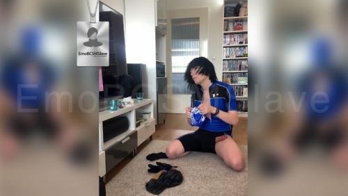 Bored Emo played with himself with Poppers and swim cap …Watch this as video and more at my J