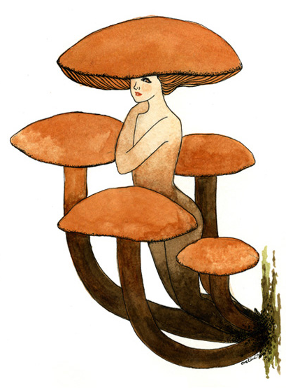  Mushroom Pieces by Eveline Tarunadjaja 