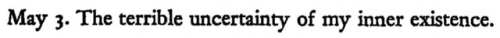 May 3, 1913 The Diaries Of Franz Kafka, 1910-1913