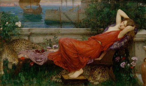Ariadne (1898) By John William Waterhouse