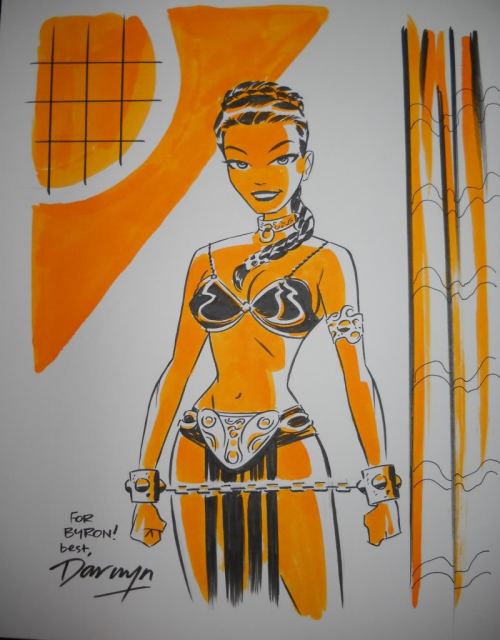 cooketimm:   Carrie Fisher (1956-2016)by Darwyn Cooke (1962-2016)   :(