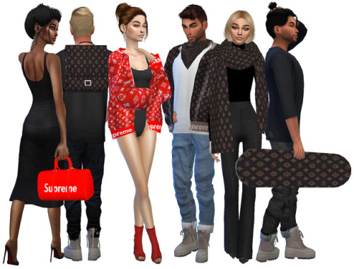 Bliv ved stereoanlæg indrømme SIMS RUNWAY — Supreme x Louis Vuitton Collection As requested...