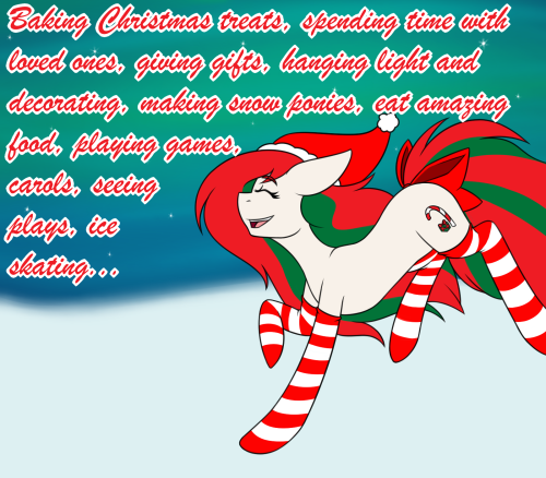 ask-pks-ponies:Miss Christmas: Eeeeeeeeeeee and so much more! x3