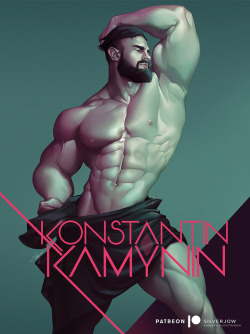 silverjow:   New illustration featuring Russian Hunk Konstantin Kamyninhttps://www.patreon.com/silverjow  